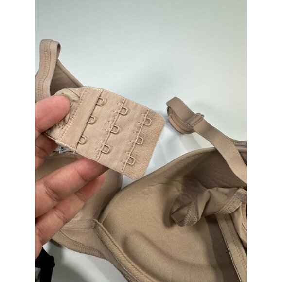 Warner’s Women’s Bra Set 38C Beige & Black Adjustable Strap Everyday Used - Picture 4 of 10
